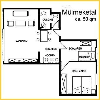 Apartment Alte Schule Willingen (Upland)